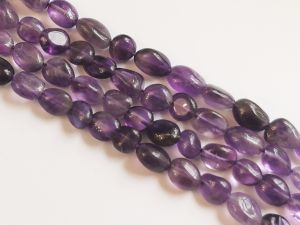 Ametisti tummempi läpikuultava 5-15x4-10mm (40cm)