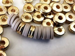 Metallijäljitelmähelmi tupalakiekko kulta 50kpl