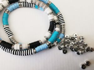 Metallijäljitelmähelmi tuplakiekko rhodium 50kpl
